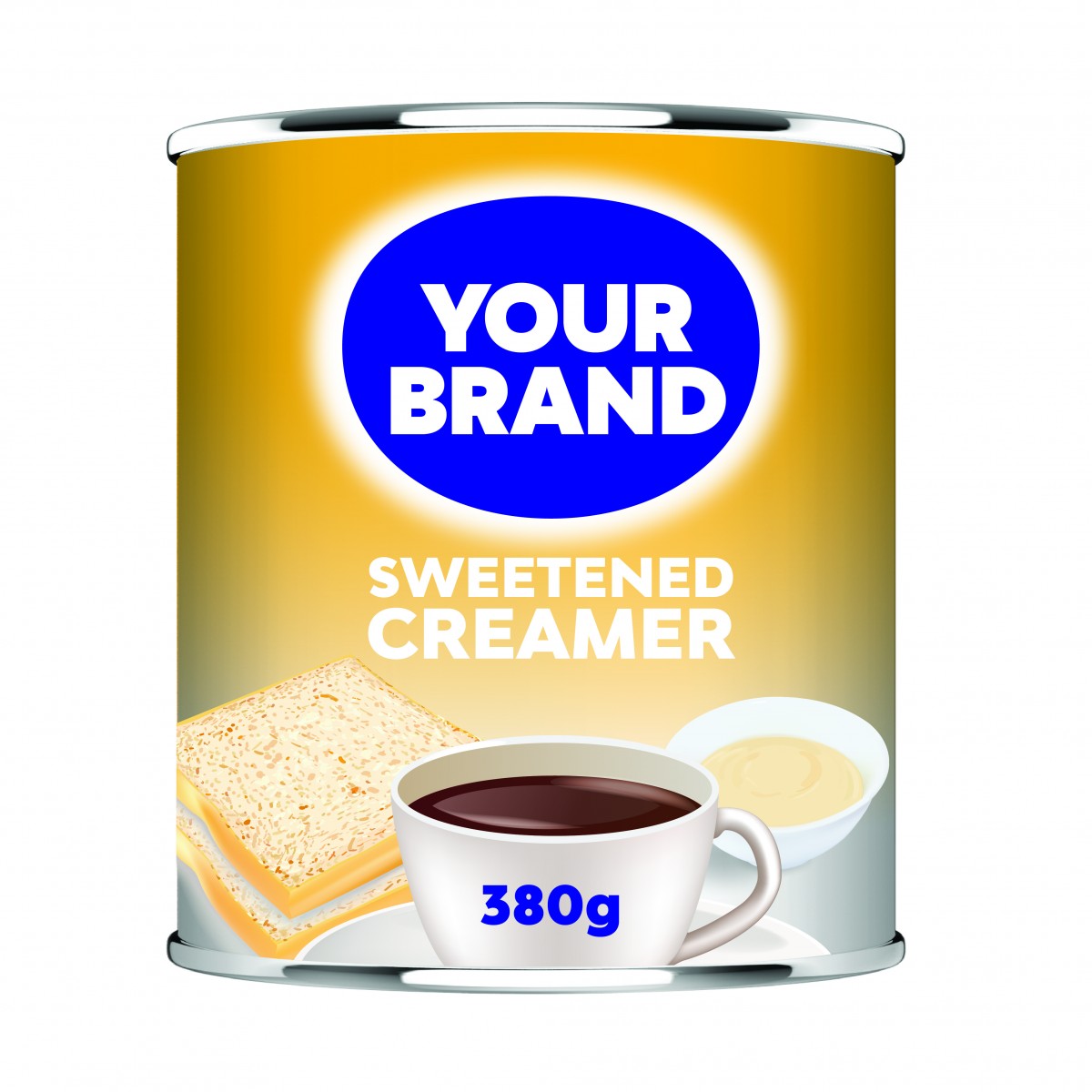 Private Label Dairy Products - Tailored branding solutions for sweetened condensed milk, available in soft packs, box packs, and tin cans.