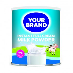 Private Label Dairy Products - Custom branding and production of high-quality milk powders in various packaging formats including single serve and bulk pack.